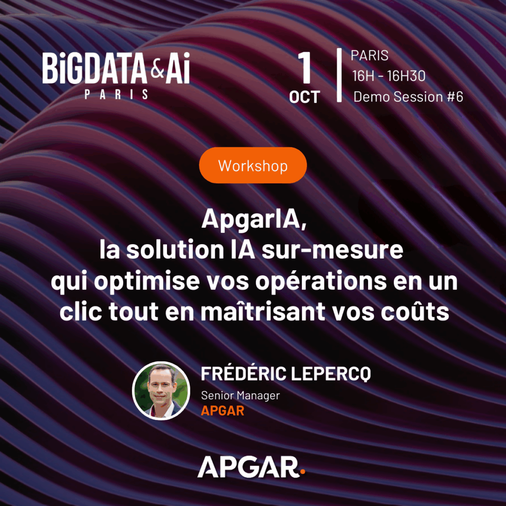 ApgarIA au cœur de Big Data Paris 2025 - APGAR.