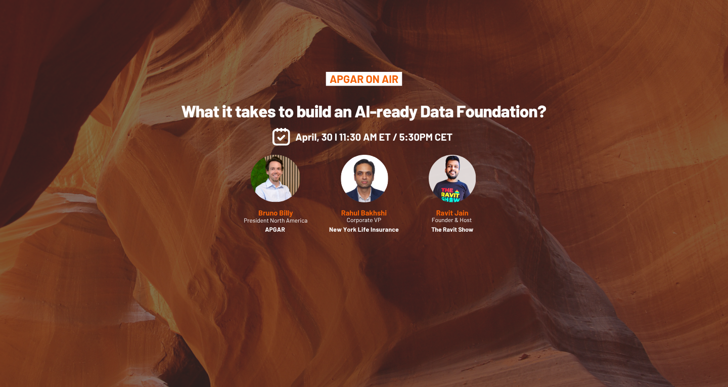 Hero HP -webinar-apgar on air What it takes to build an AI-ready Data Foundation